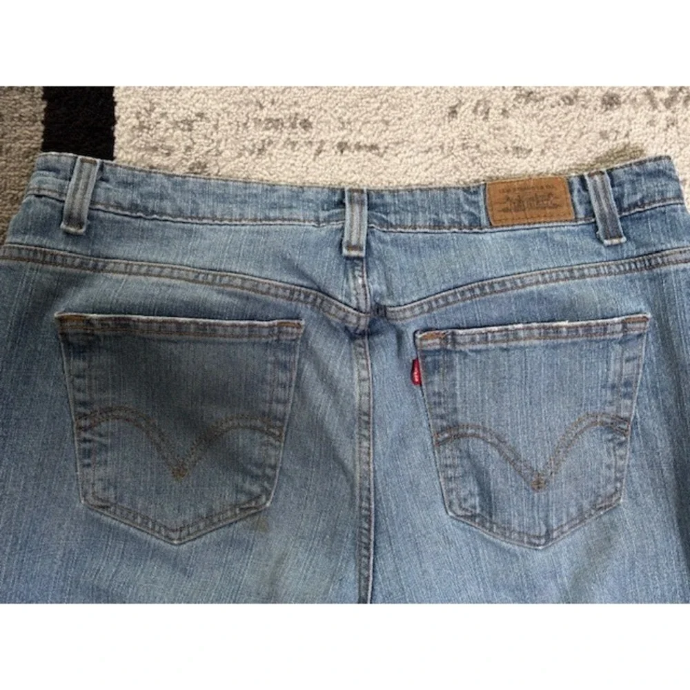 Levi's 515 Bootcut Jeans Women's 18M Blue Stretch Denim Mid Rise Classic